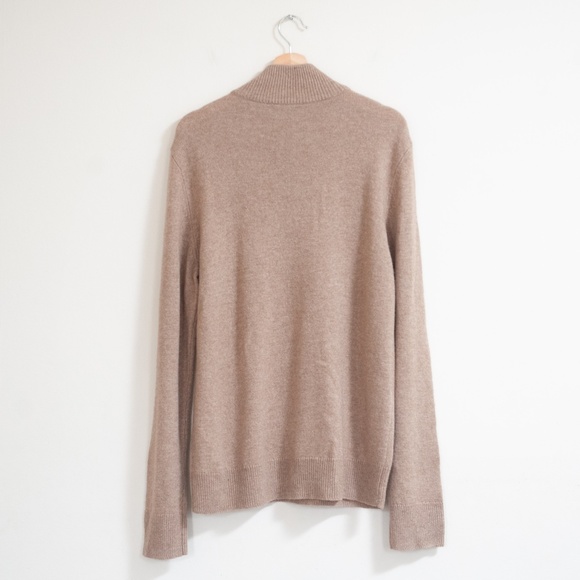 Express Men's Mock Neck Button Wool Blend Sweater - Picture 6 of 8